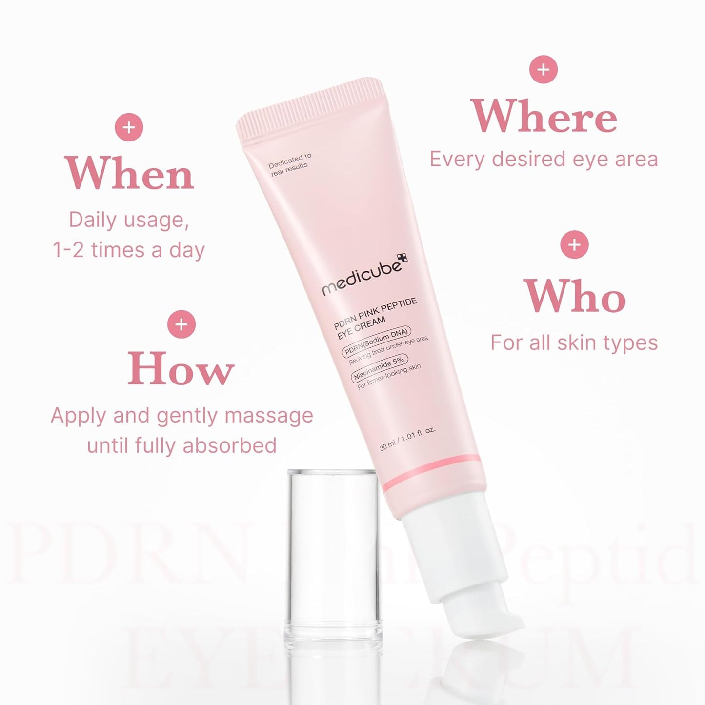 PDRN Pink Peptide De-Puff Eye Cream